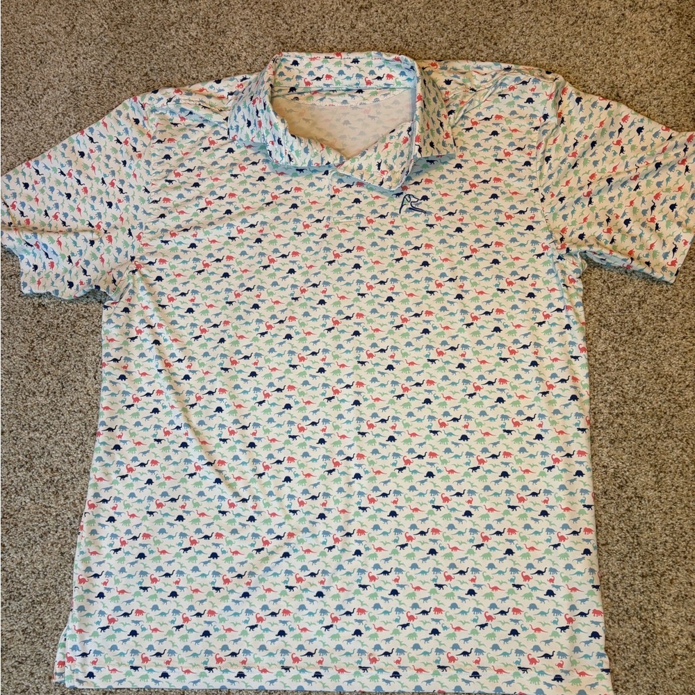 Rhoback Dinosaur Shirt sz L